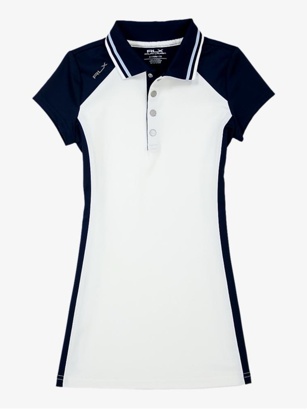 RLX Ralph Lauren White and Navy Girls' Polo Dress